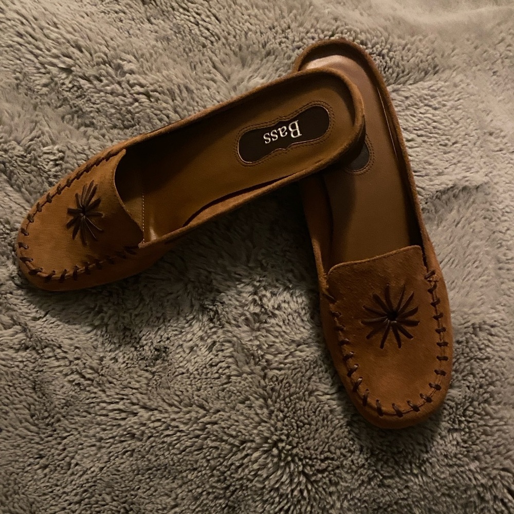 Vintage Bass Women's Brown Suede mules - Picture 6 of 7